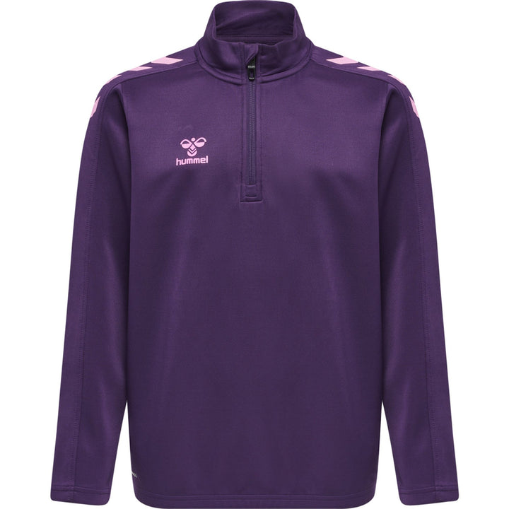 Hummel Hmlcore Xk Half Zip Poly Sweat Kids - acai