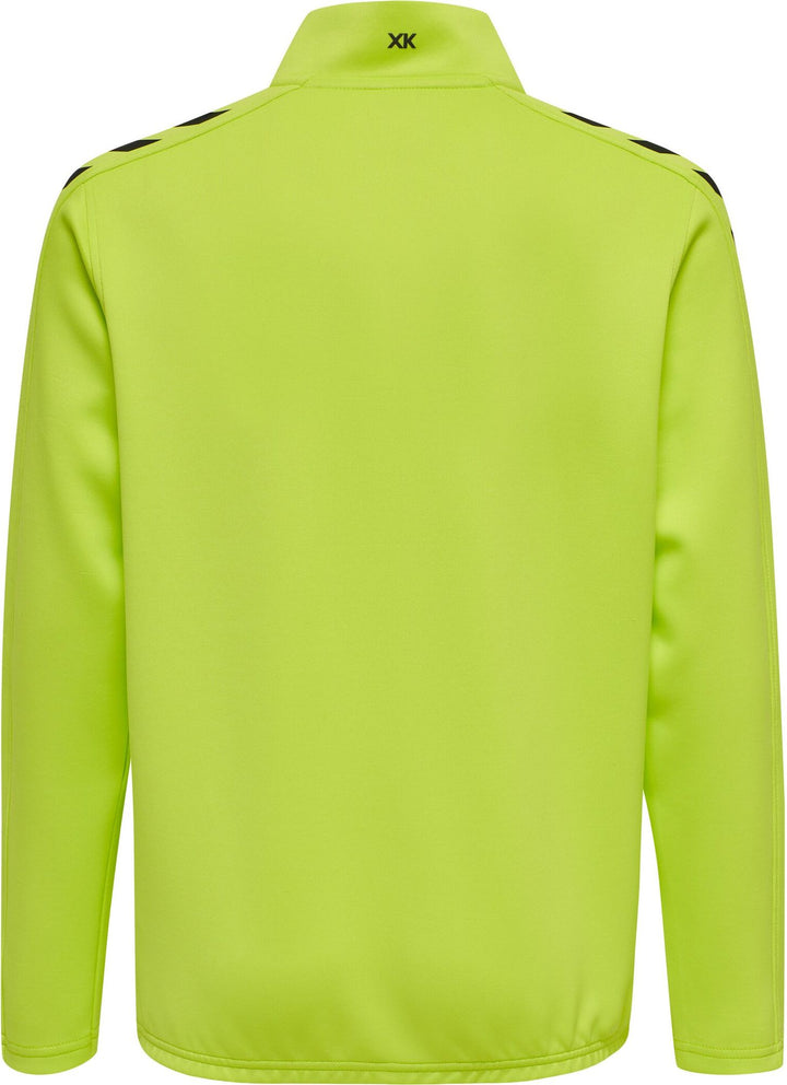 Hummel Hmlcore Xk Half Zip Poly Sweat Kids - lime popsicle