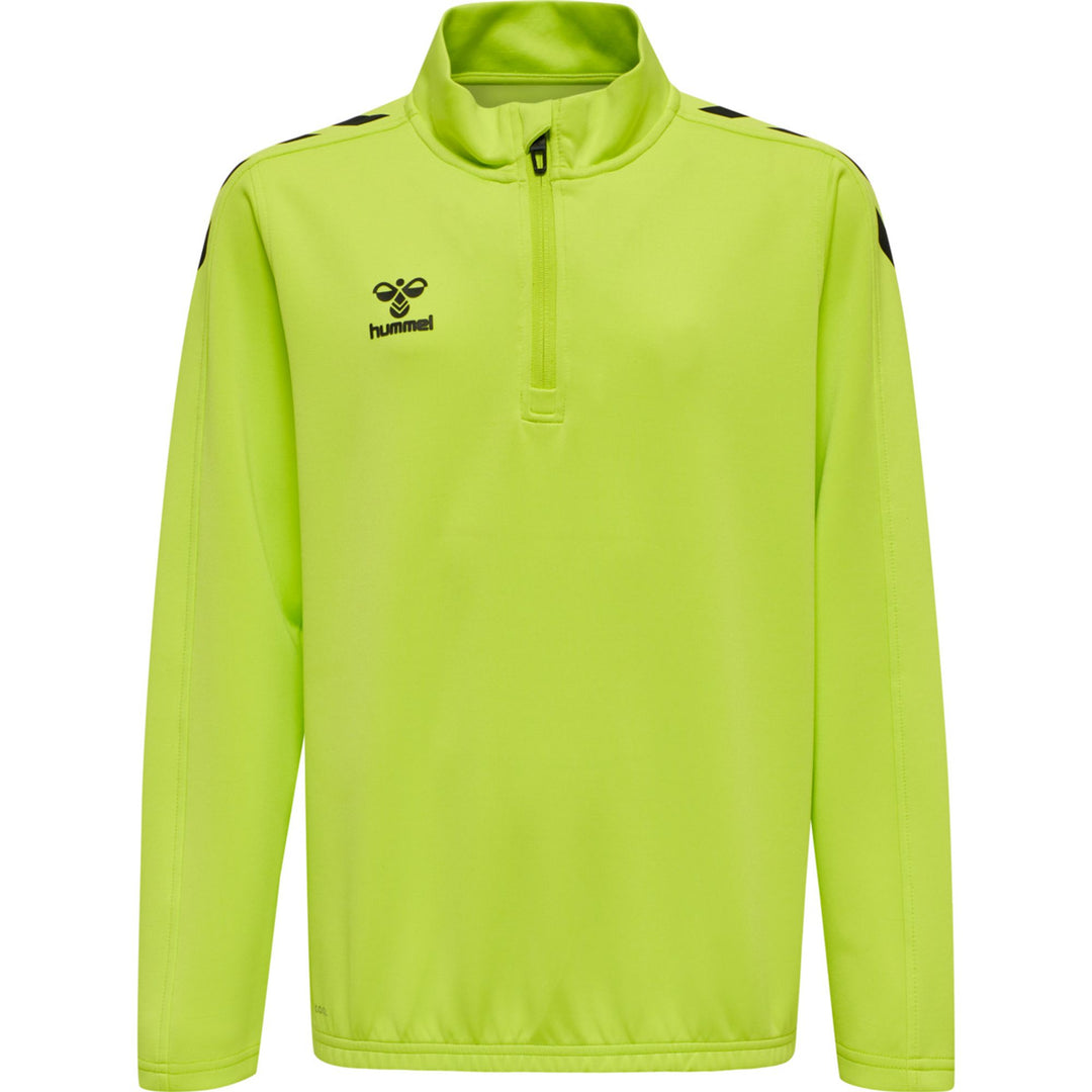 Hummel Hmlcore Xk Half Zip Poly Sweat Kids - lime popsicle