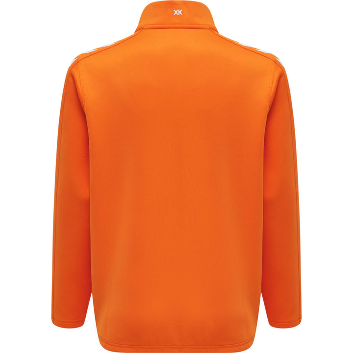 Hummel Hmlcore Xk Half Zip Poly Sweat Kids - orange tiger