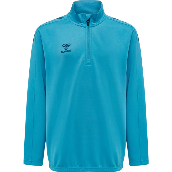 Hummel Hmlcore Xk Half Zip Poly Sweat Kids - blue danube