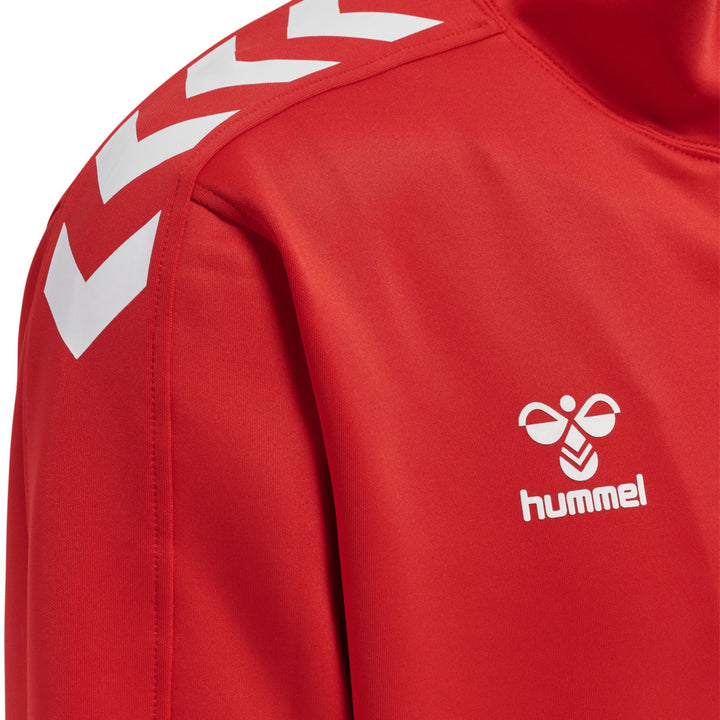 Hummel Hmlcore Xk Poly Zip Sweat - true red