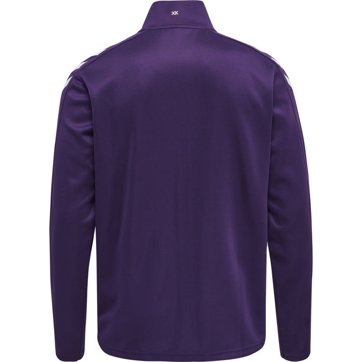 Hummel Hmlcore Xk Poly Zip Sweat - acai/white