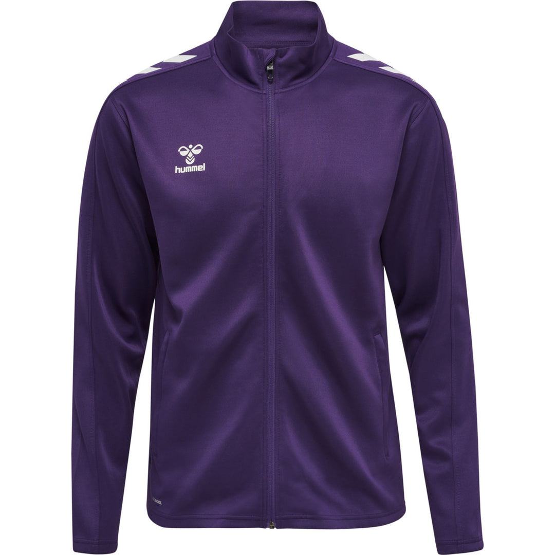 Hummel Hmlcore Xk Poly Zip Sweat - acai/white