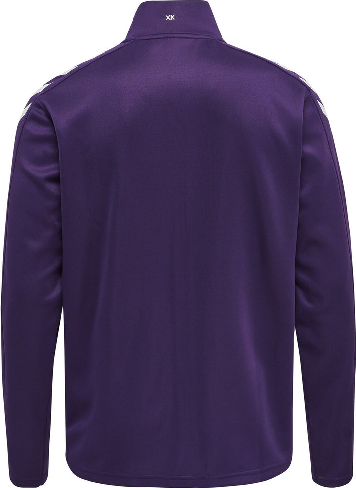 Hummel Hmlcore Xk Poly Zip Sweat - acai/white
