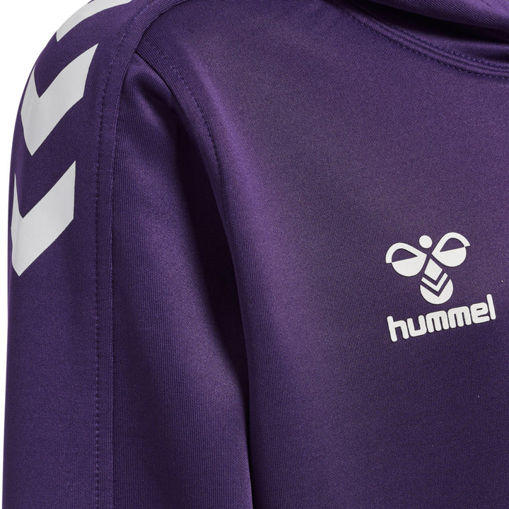 Hummel Hmlcore Xk Poly Kids Sweat Hoodie - acai/white