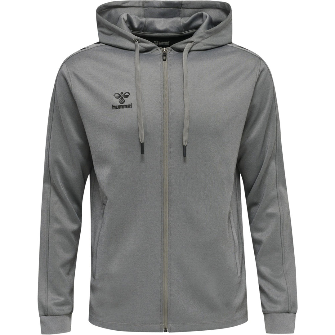 Hummel Hmlcore Xk Poly Zip Hood Sweat - grey melange