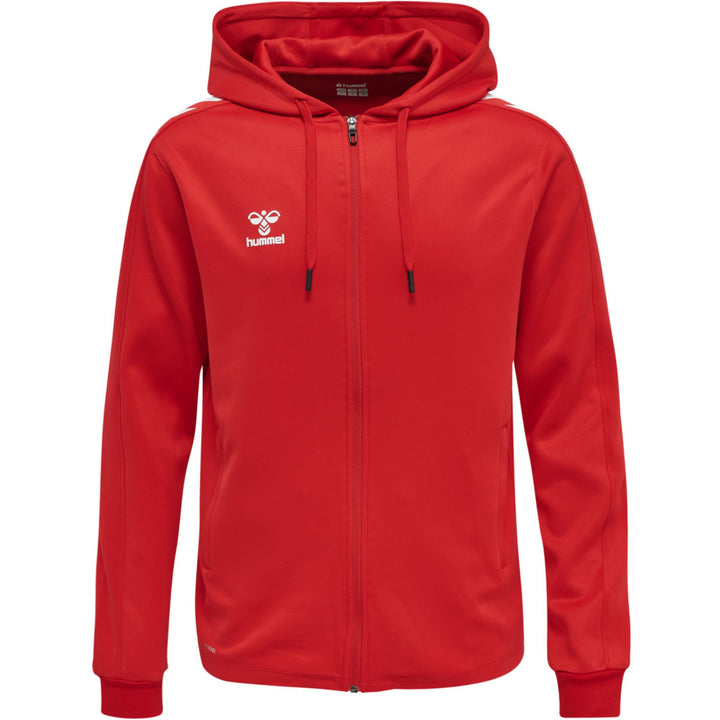 Hummel Hmlcore Xk Poly Zip Hood Sweat - true red