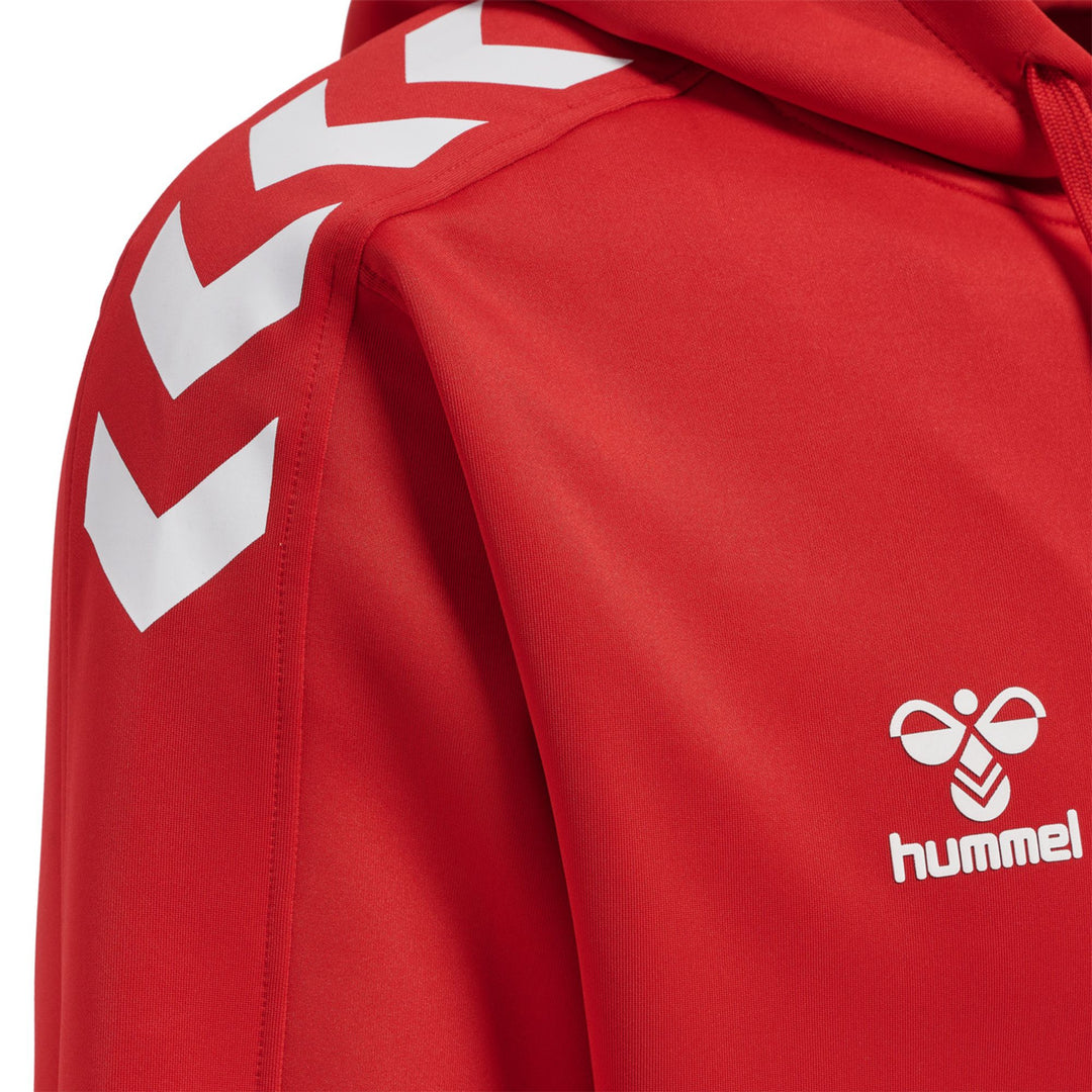 Hummel Hmlcore Xk Poly Zip Hood Sweat - true red
