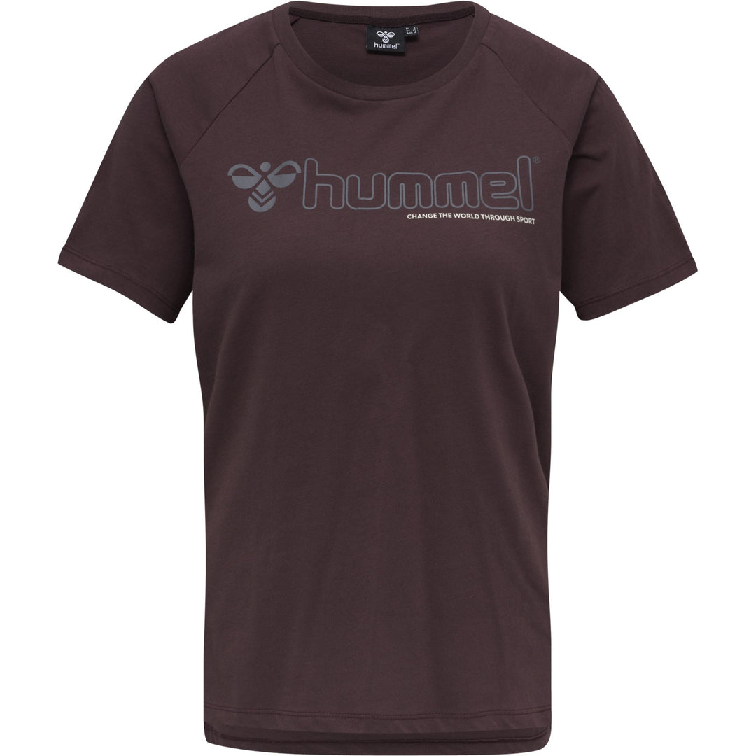 Hummel hmlZENIA T-SHIRT S/S - FUDGE