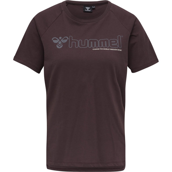 Hummel hmlZENIA T-SHIRT S/S - FUDGE
