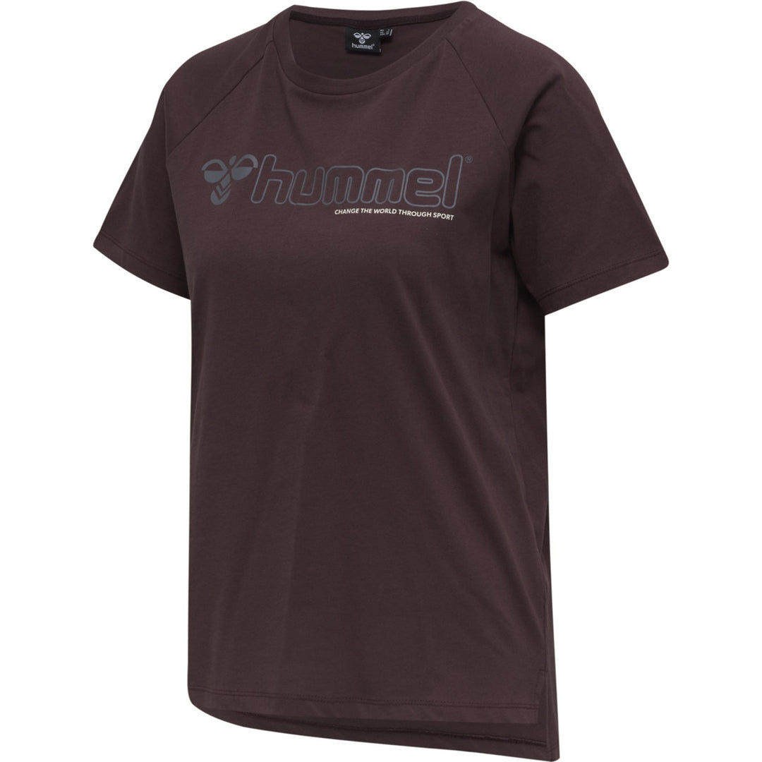 Hummel hmlZENIA T-SHIRT S/S - FUDGE
