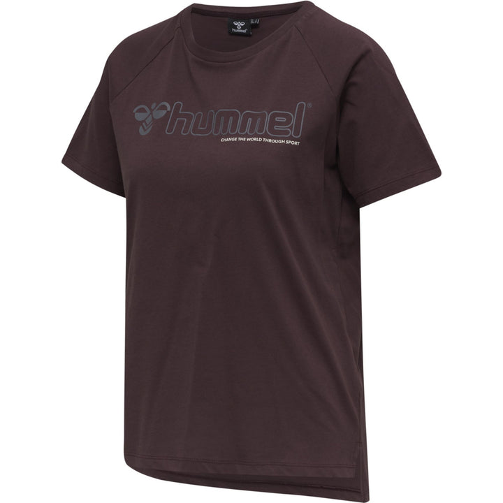 Hummel hmlZENIA T-SHIRT S/S - FUDGE
