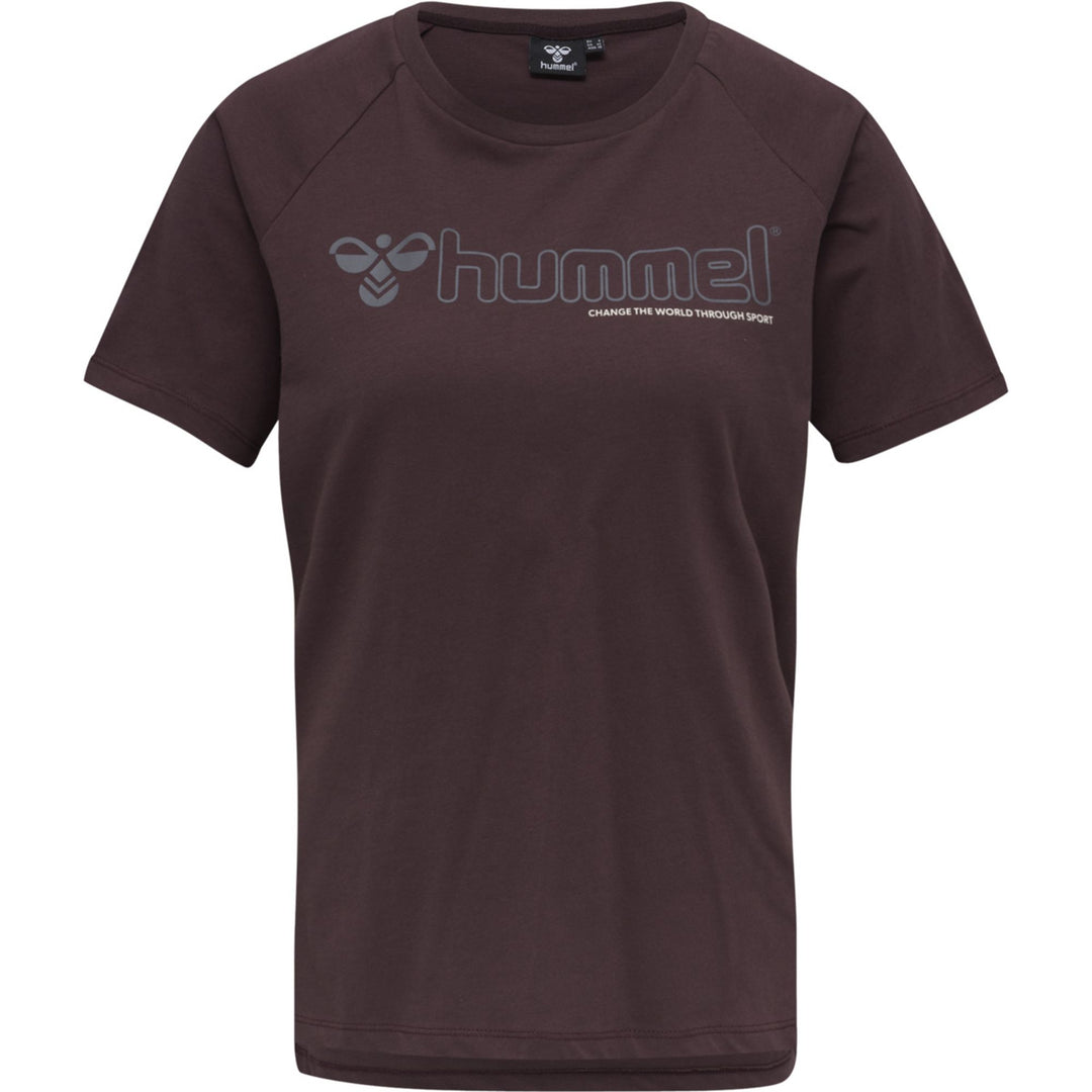 Hummel hmlZENIA T-SHIRT S/S - FUDGE