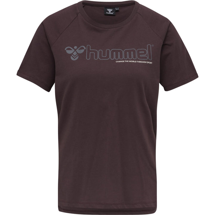 Hummel hmlZENIA T-SHIRT S/S - FUDGE