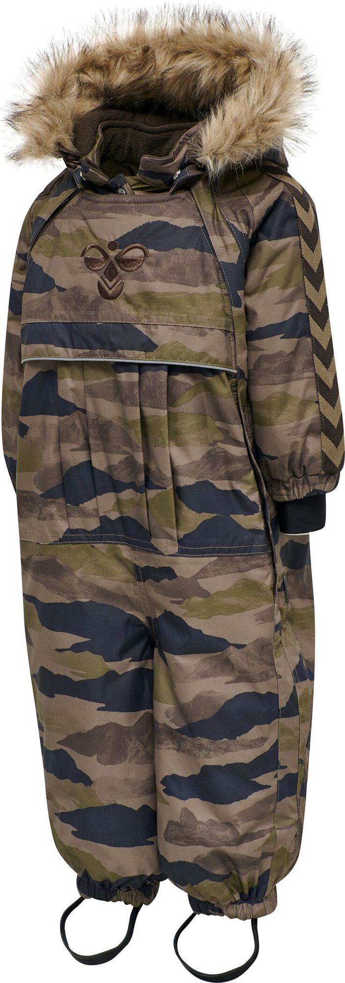 Hummel hmlMOON SNOWSUIT - CHOCOLATE CHIP/AFTER DARK