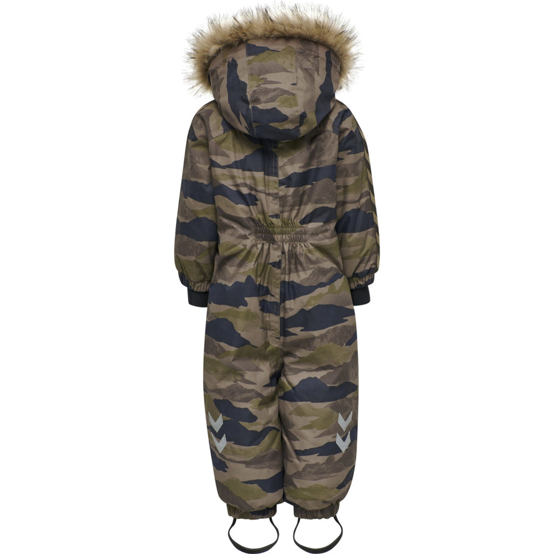 Hummel hmlMOON SNOWSUIT - CHOCOLATE CHIP/AFTER DARK