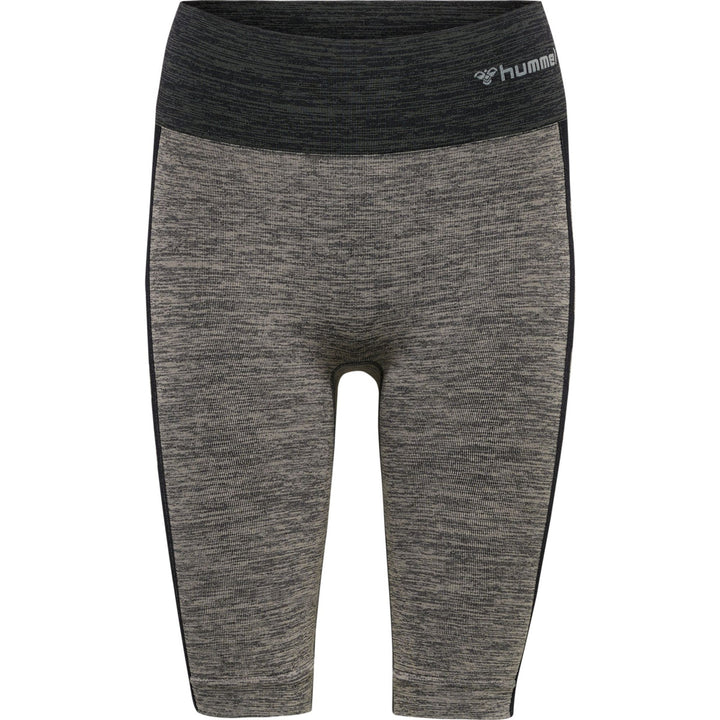 Hummel Hmlclea Seamless Cycling Shorts - chateau gray/black melange