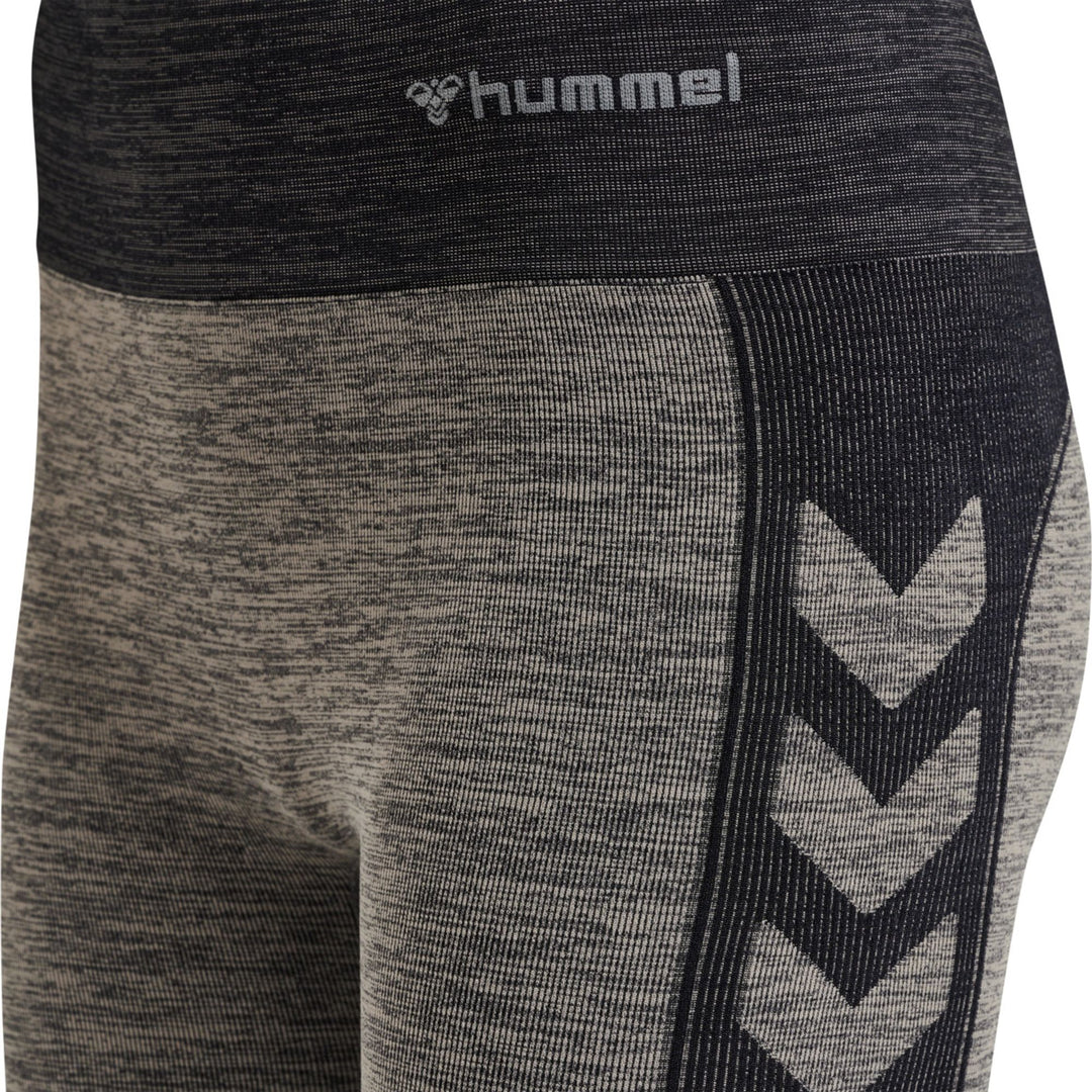 Hummel Hmlclea Seamless Cycling Shorts - chateau gray/black melange