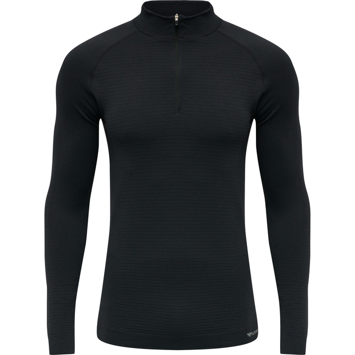 Hummel Hmlstroke Seamless Half Zip - black