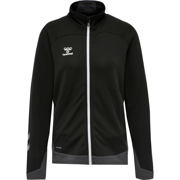Hummel Hml Lead Women Poly Zip Jacket - black