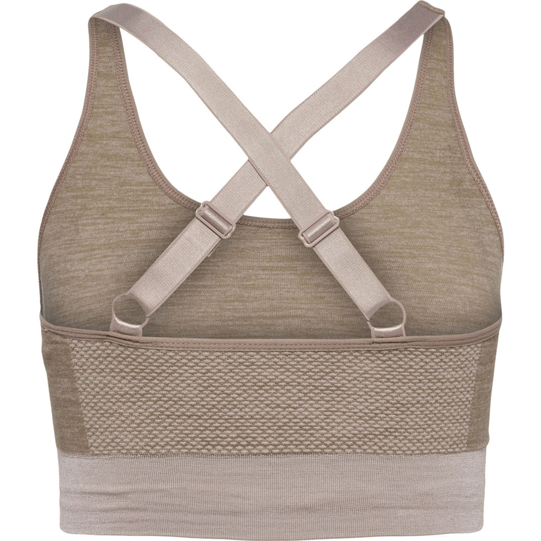 Hummel Hmlclea Seamless Sports Top - chateau gray/driftwood melange