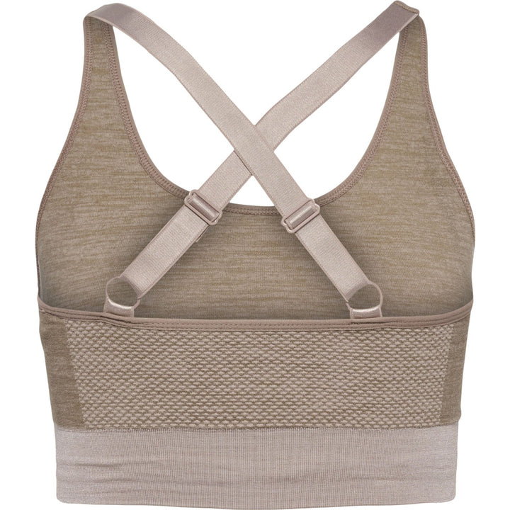 Hummel Hmlclea Seamless Sports Top - chateau gray/driftwood melange