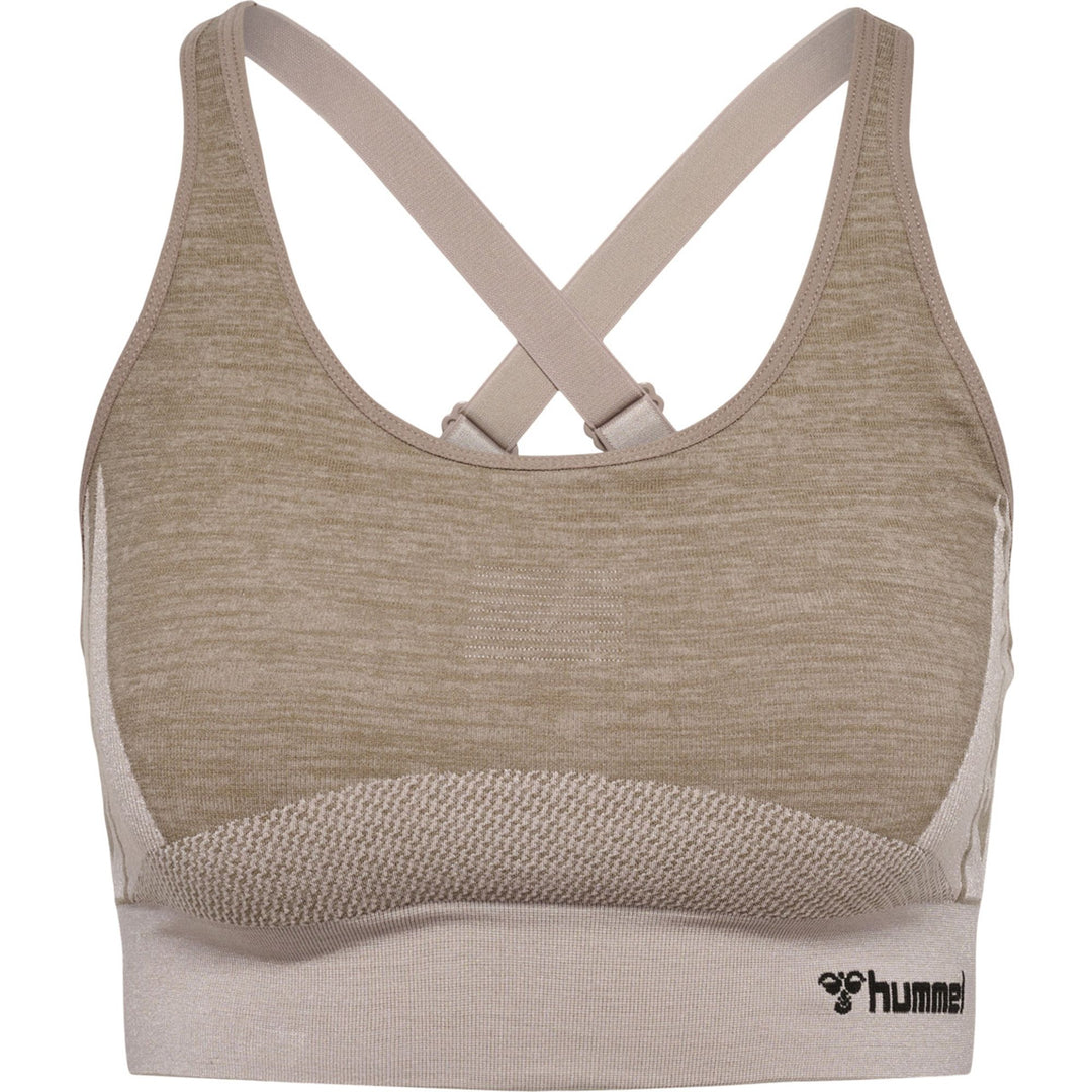 Hummel Hmlclea Seamless Sports Top - chateau gray/driftwood melange