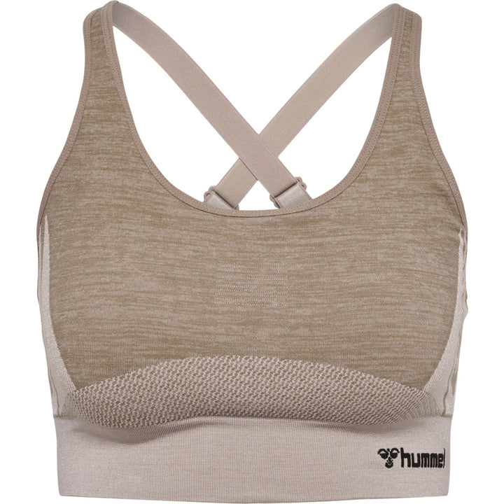 Hummel Hmlclea Seamless Sports Top - chateau gray/driftwood melange