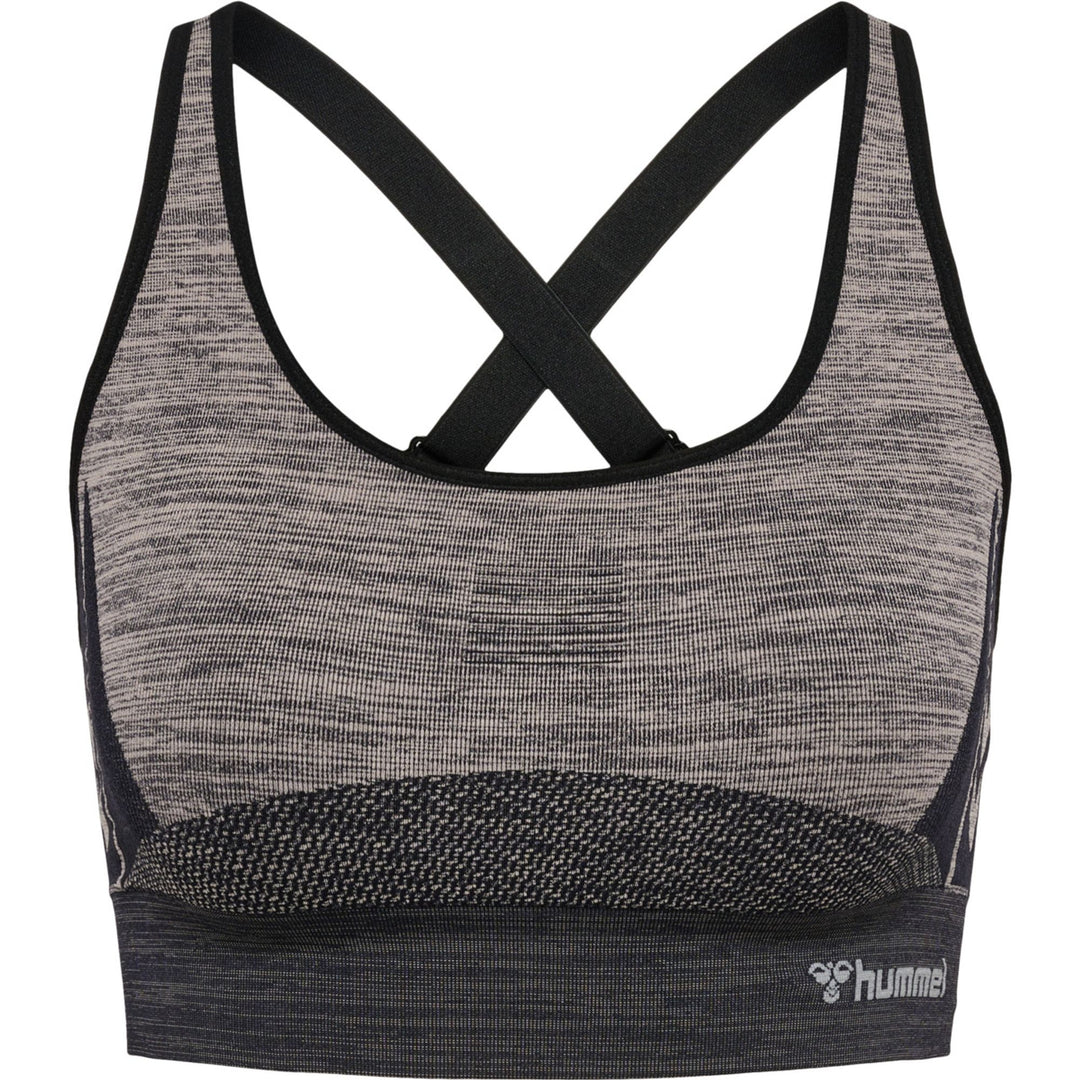 Hummel Hmlclea Seamless Sports Top - chateau gray/black melange