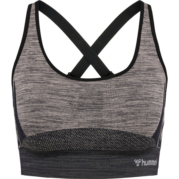 Hummel Hmlclea Seamless Sports Top - chateau gray/black melange