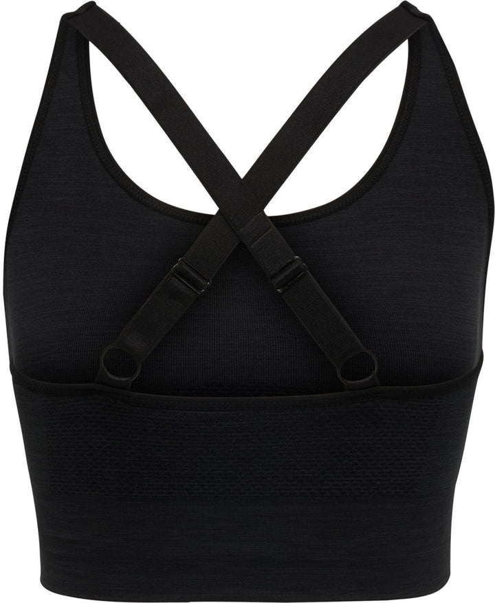 Hummel Hmlclea Seamless Sports Top - black melange