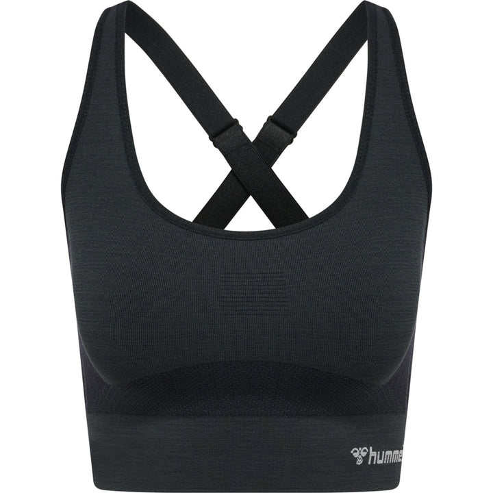Hummel Hmlclea Seamless Sports Top - black melange