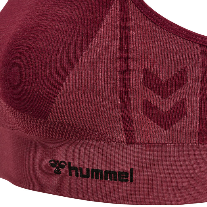 Hummel Hmlclea Seamless Sports Top - cabernet/apple butter melange