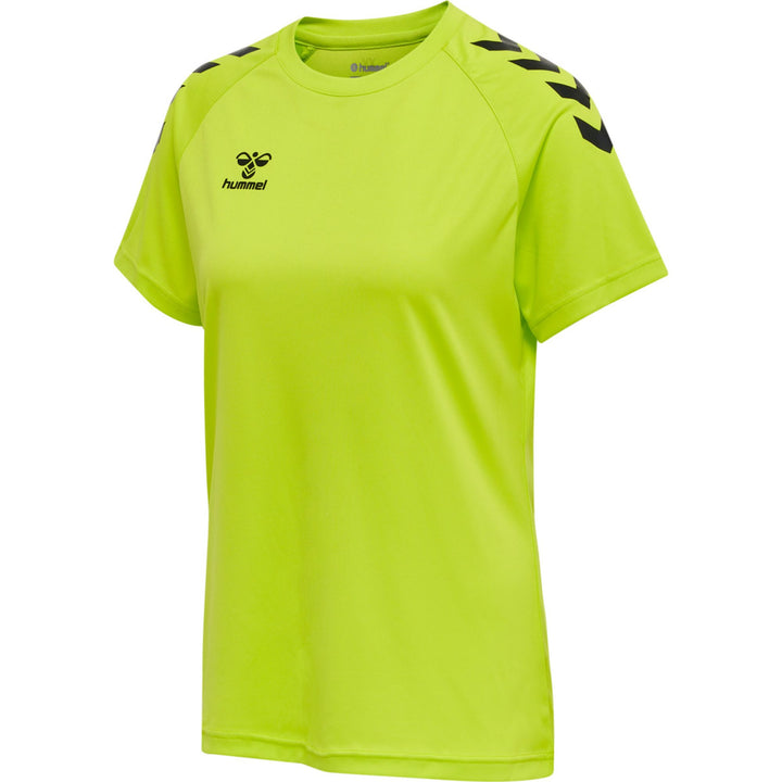 Hummel Hmlcore Xk Core Poly T-Shirt S/S Wo - lime popsicle