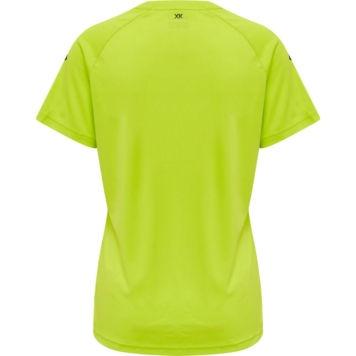 Hummel Hmlcore Xk Core Poly T-Shirt S/S Wo - lime popsicle