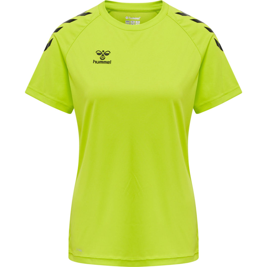 Hummel Hmlcore Xk Core Poly T-Shirt S/S Wo - lime popsicle
