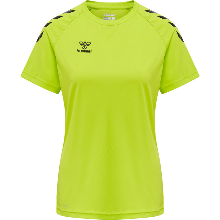 Hummel Hmlcore Xk Core Poly T-Shirt S/S Wo - lime popsicle
