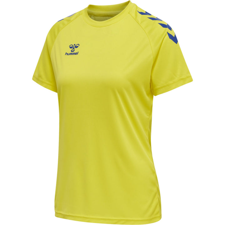 Hummel Hmlcore Xk Core Poly T-Shirt S/S Wo - blazing yellow/true blue