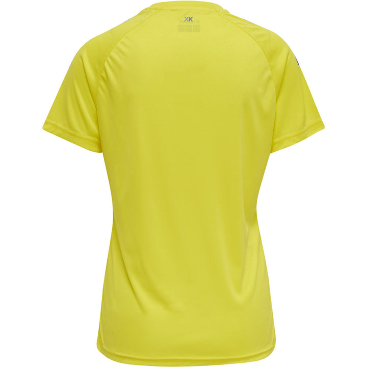 Hummel Hmlcore Xk Core Poly T-Shirt S/S Wo - blazing yellow/true blue