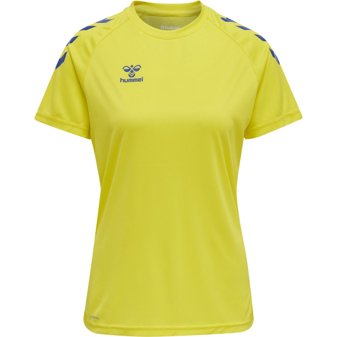Hummel Hmlcore Xk Core Poly T-Shirt S/S Wo - blazing yellow/true blue
