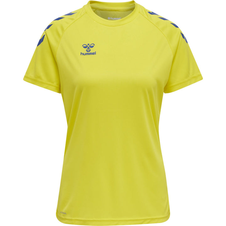 Hummel Hmlcore Xk Core Poly T-Shirt S/S Wo - blazing yellow/true blue