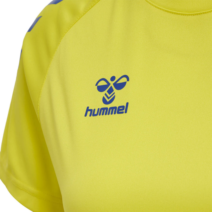 Hummel Hmlcore Xk Core Poly T-Shirt S/S Wo - blazing yellow/true blue