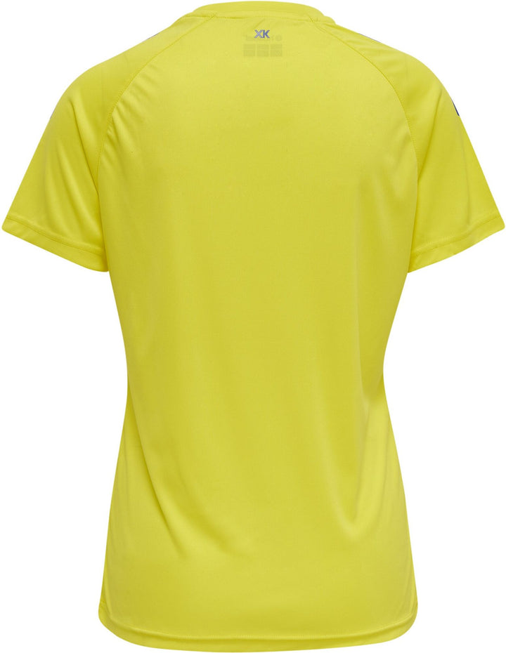 Hummel Hmlcore Xk Core Poly T-Shirt S/S Wo - blazing yellow/true blue