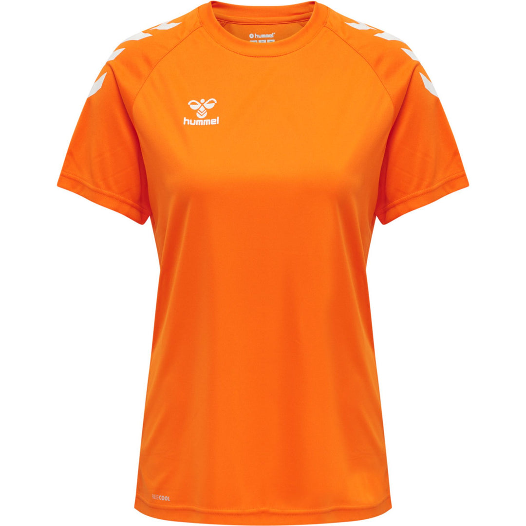 Hummel Hmlcore Xk Core Poly T-Shirt S/S Wo - orange tiger