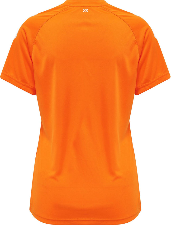 Hummel Hmlcore Xk Core Poly T-Shirt S/S Wo - orange tiger