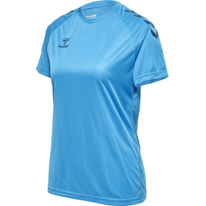 Hummel Hmlcore Xk Core Poly T-Shirt S/S Wo - blue danube