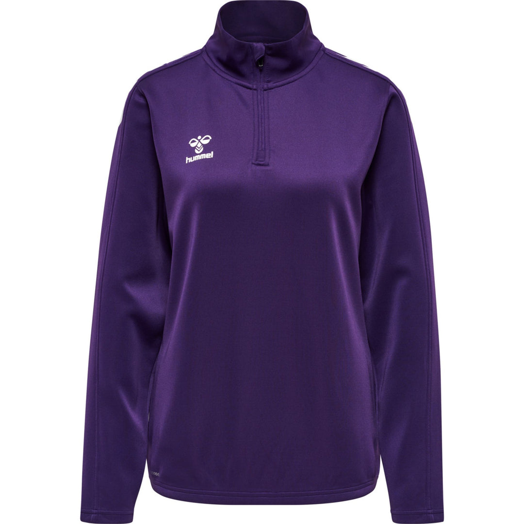 Hummel Hmlcore Xk Half Zip Sweat Woman - acai/white
