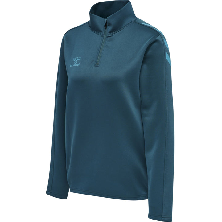 Hummel Hmlcore Xk Half Zip Sweat Woman - blue coral
