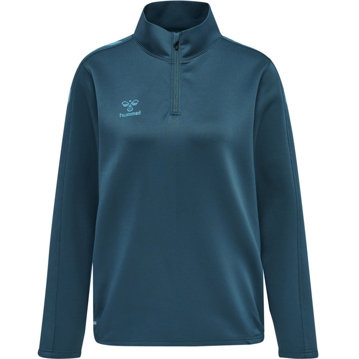 Hummel Hmlcore Xk Half Zip Sweat Woman - blue coral